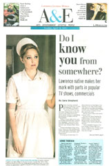 Lawrence Journal page 1